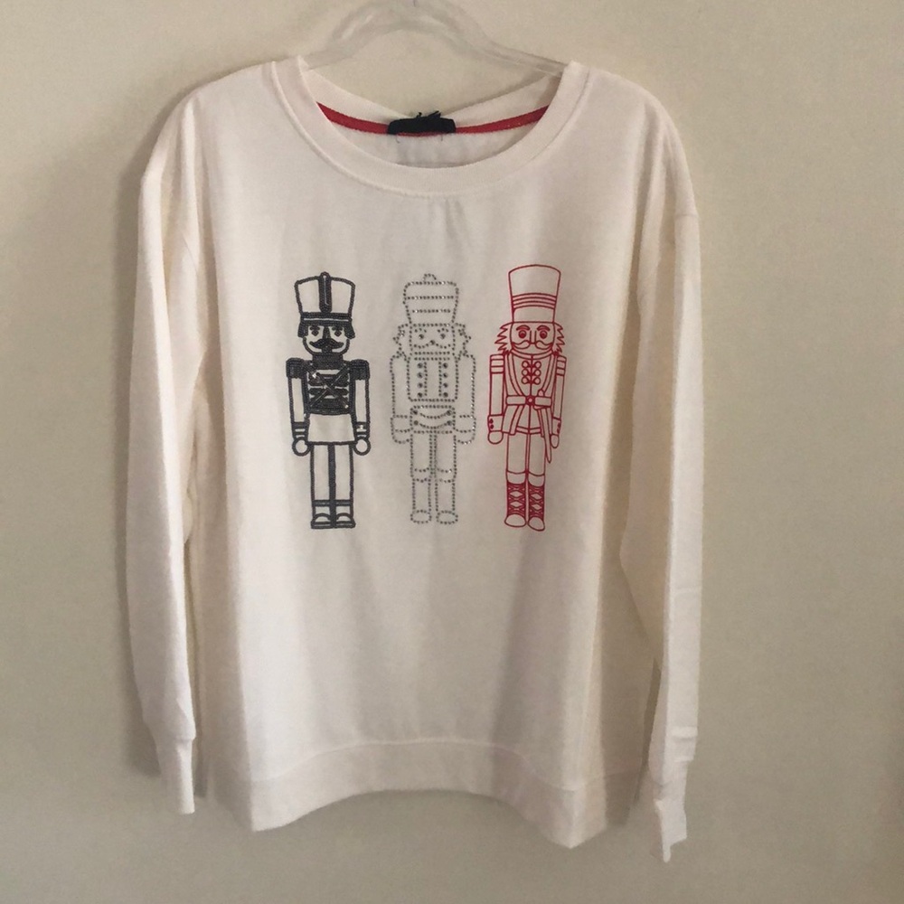 Jane & Delancey Women’s Holiday Nutcracker Sweatshirt Top